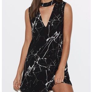 Kendall and Kylie marbled dress